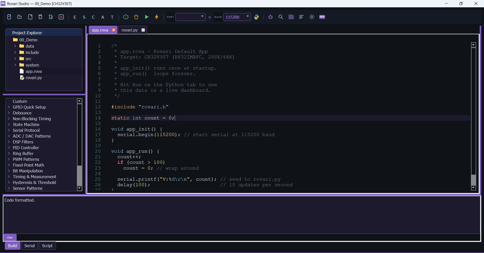 Introducting Rovari - A Complete RISC-V Embedded Platform