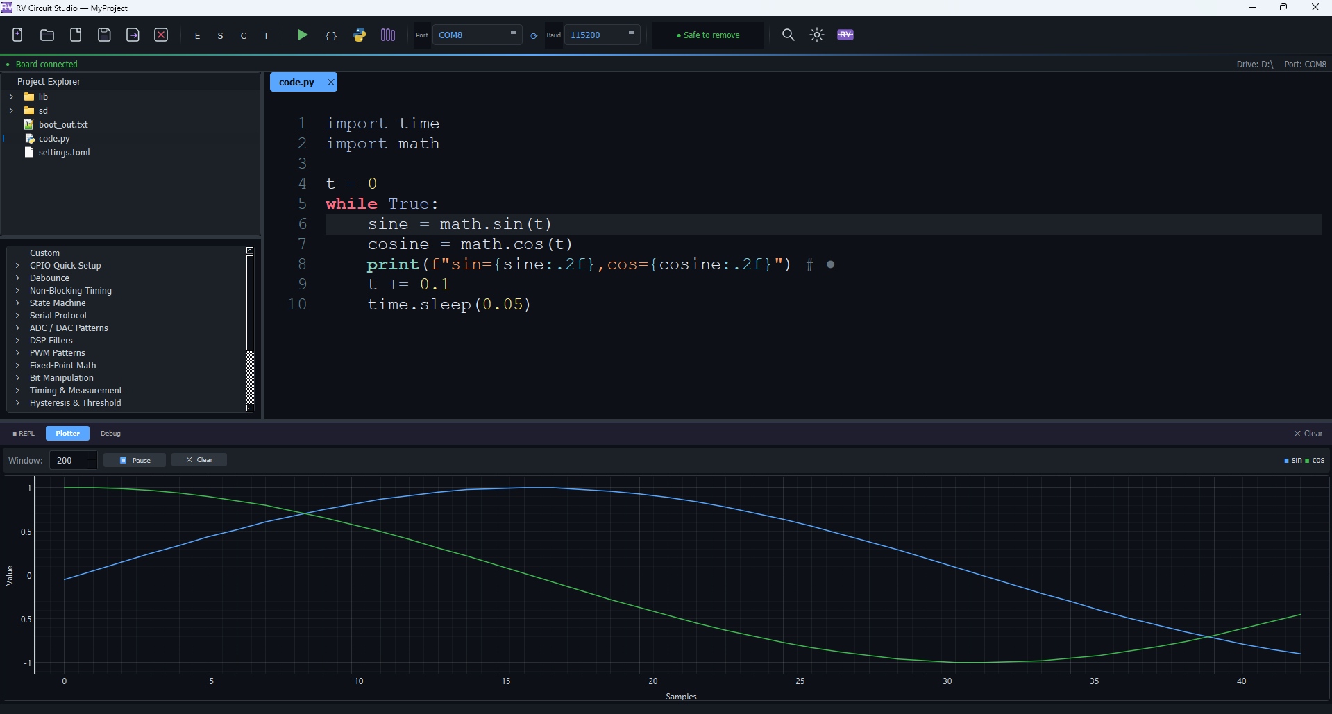 RV Circuit Studio v0.1.4: An Offline First CircuitPython IDE